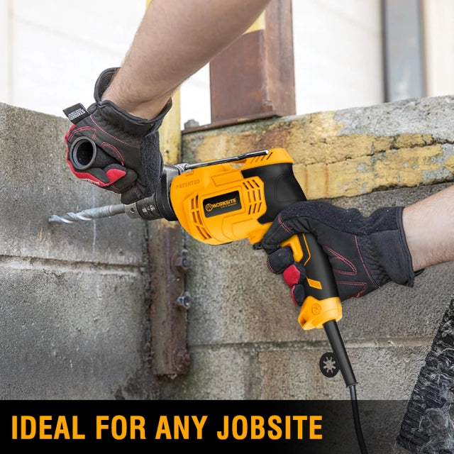 WORKSITE Electric Impact Drill Kit 102PCS 13mm 710W Variable Speed 3000RPM Portable Corded Impact Drills Set with Case No.EID447-KIT WORKSITE Electric Impact Drill Kit 102PCS 13mm 710W Variable Speed 3000RPM Portable Corded Impact Drills Set with Case No.EID447-KIT
